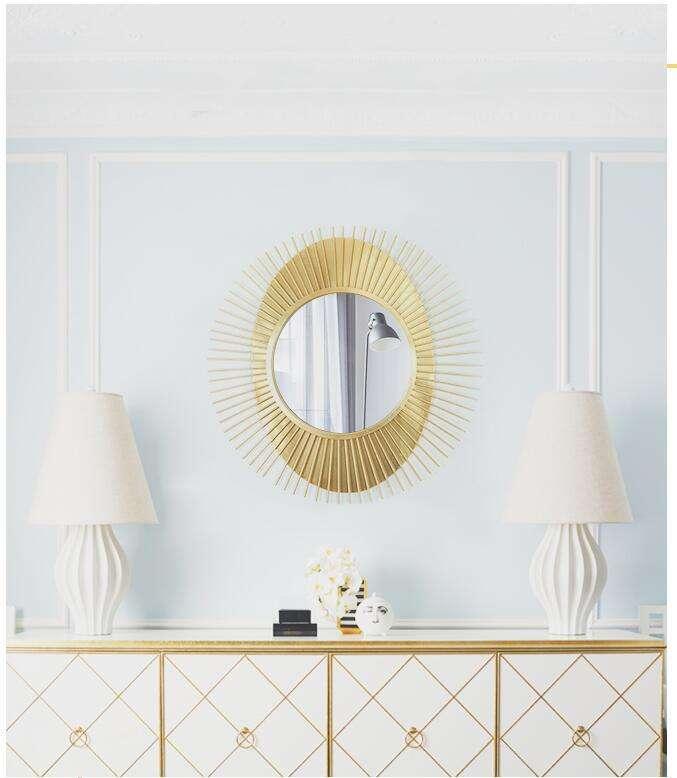 Golden Egg Accent Mirror - All India Decor