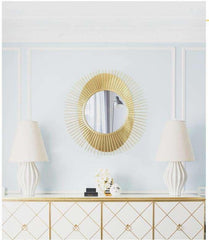 Golden Egg Accent Mirror - All India Decor
