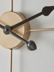 Gold & Black Designer Metal Wall Clock - All India Decor