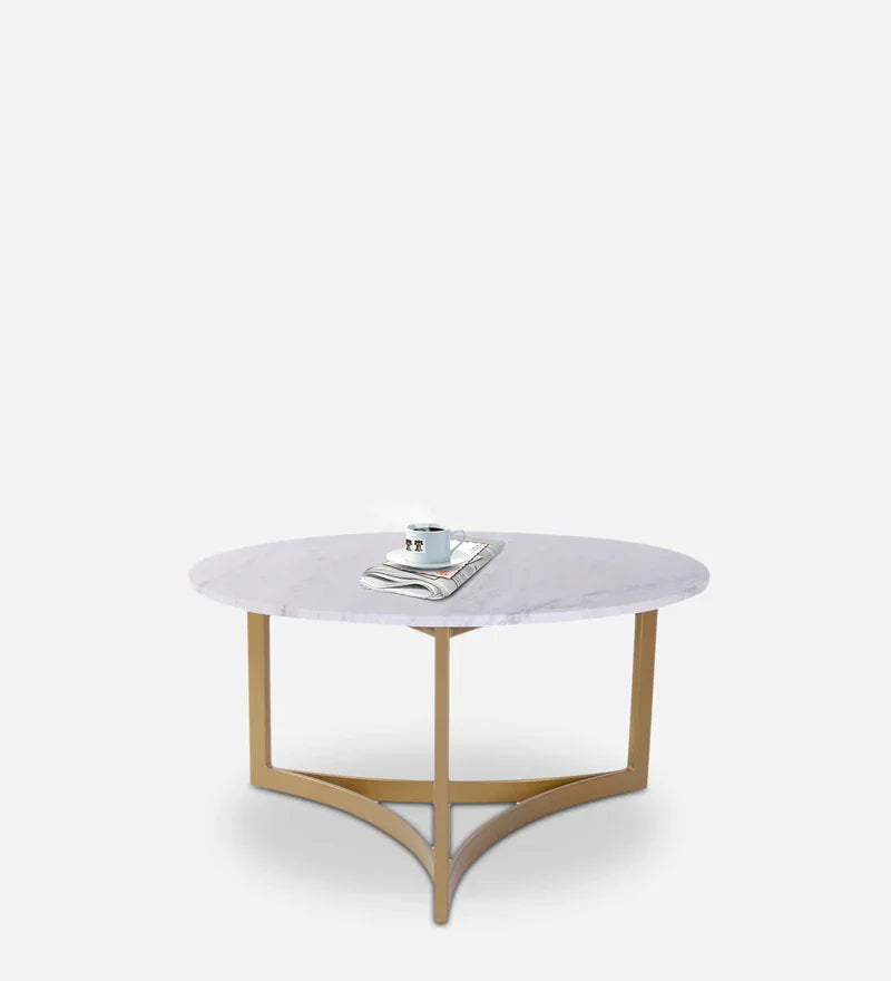 Coffee Table In Golden Powder Colour - All India Decor