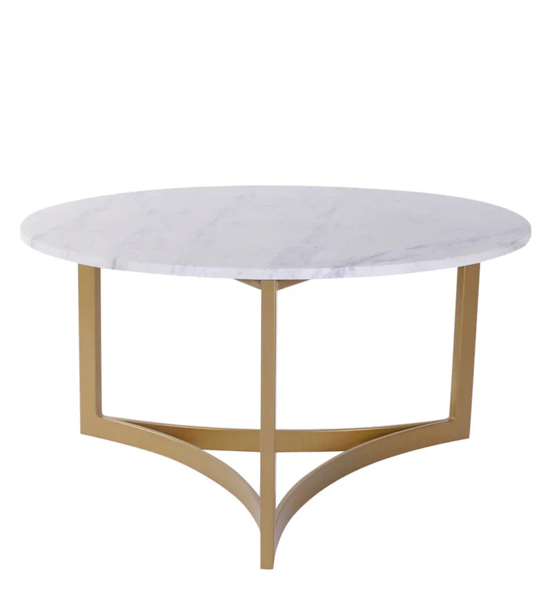 Coffee Table In Golden Powder Colour - All India Decor
